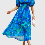 Merlin | Robe Midi Florale Flatteuse