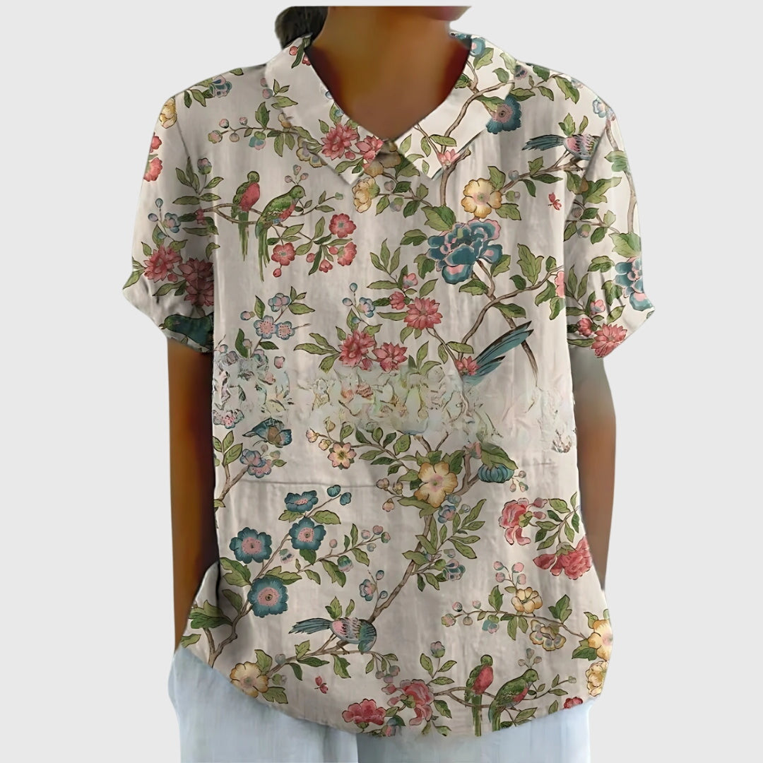 Élise | Blouse Florale