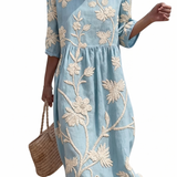 Héloïse - Robe femme décontractée à motifs floraux.