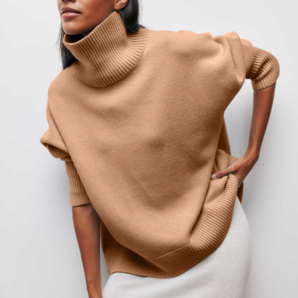 Nina | Pull Col Roulé Luxe